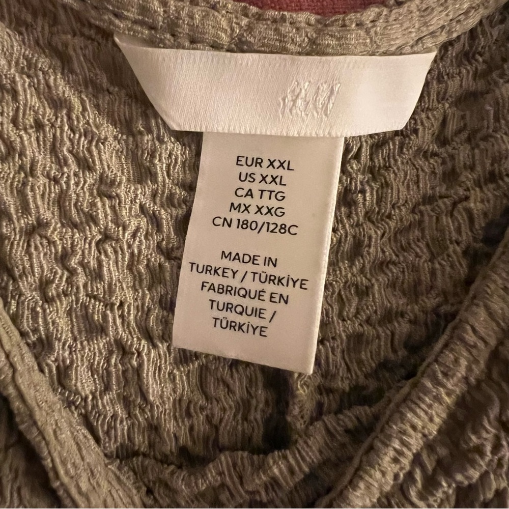 H&M sage green Maxi Dress - Picture 2 of 2